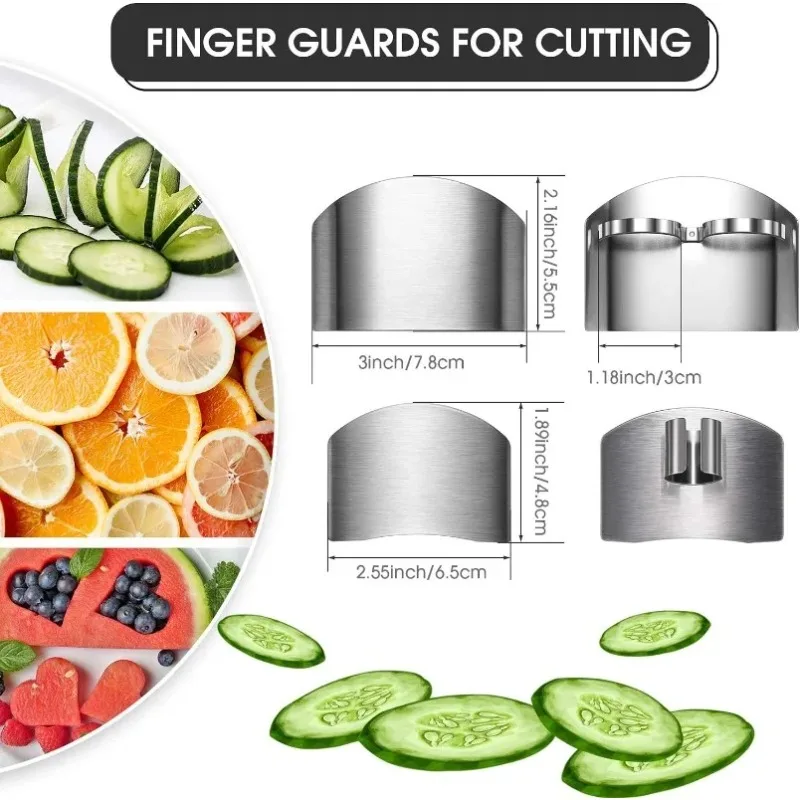 Kitchen Gadgets Must Have - Защита для пальцев из нержавеющей стали,