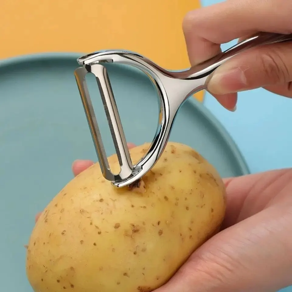 Household Kitchen Gadgets Vegetable Cutter Silk Cutter - 1 шт., овощечистка из нержавеющей стали,