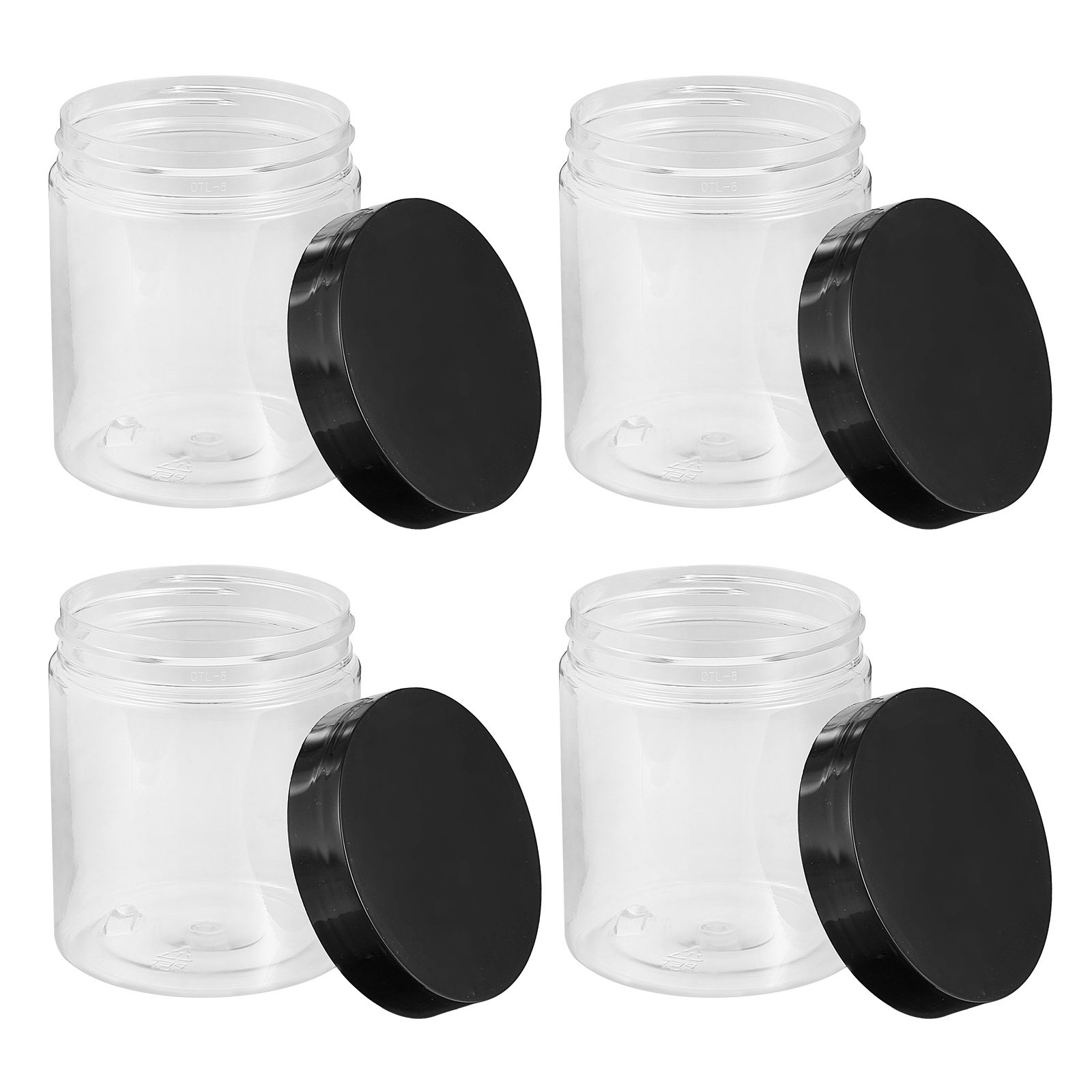 Food Storage Containers - 12 шт. прозрачных пластиковых контейнеров для