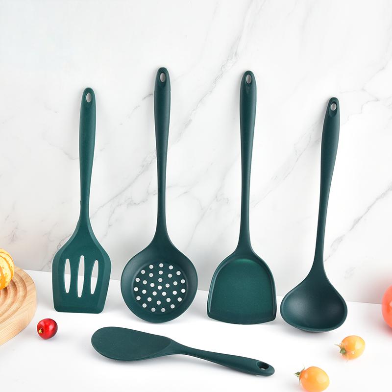 Kitchen Gadgets Green - 5 шт., пищевой силиконовый набор кухонной