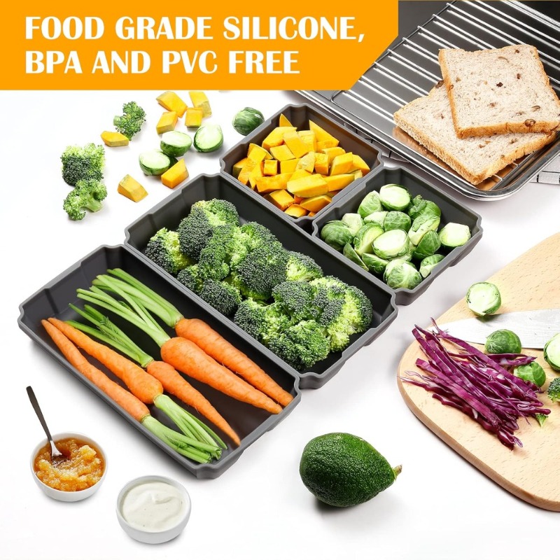 Air Fryer Accessories - Набор силиконовых разделителей для противня, XOMOO,