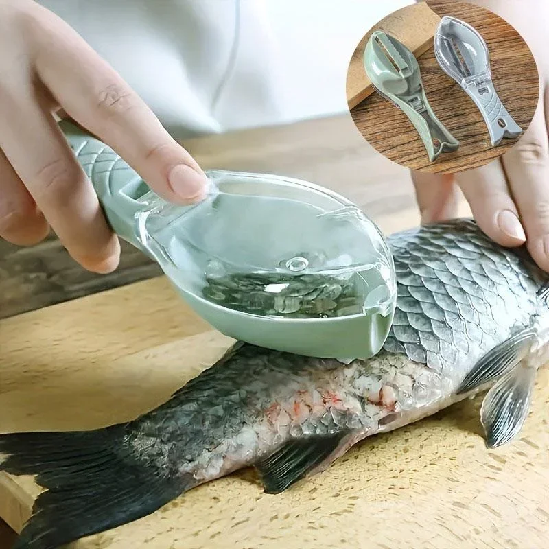 Kitchen Gadgets Helpful - 1 шт., скребок для рыбьей чешуи,
