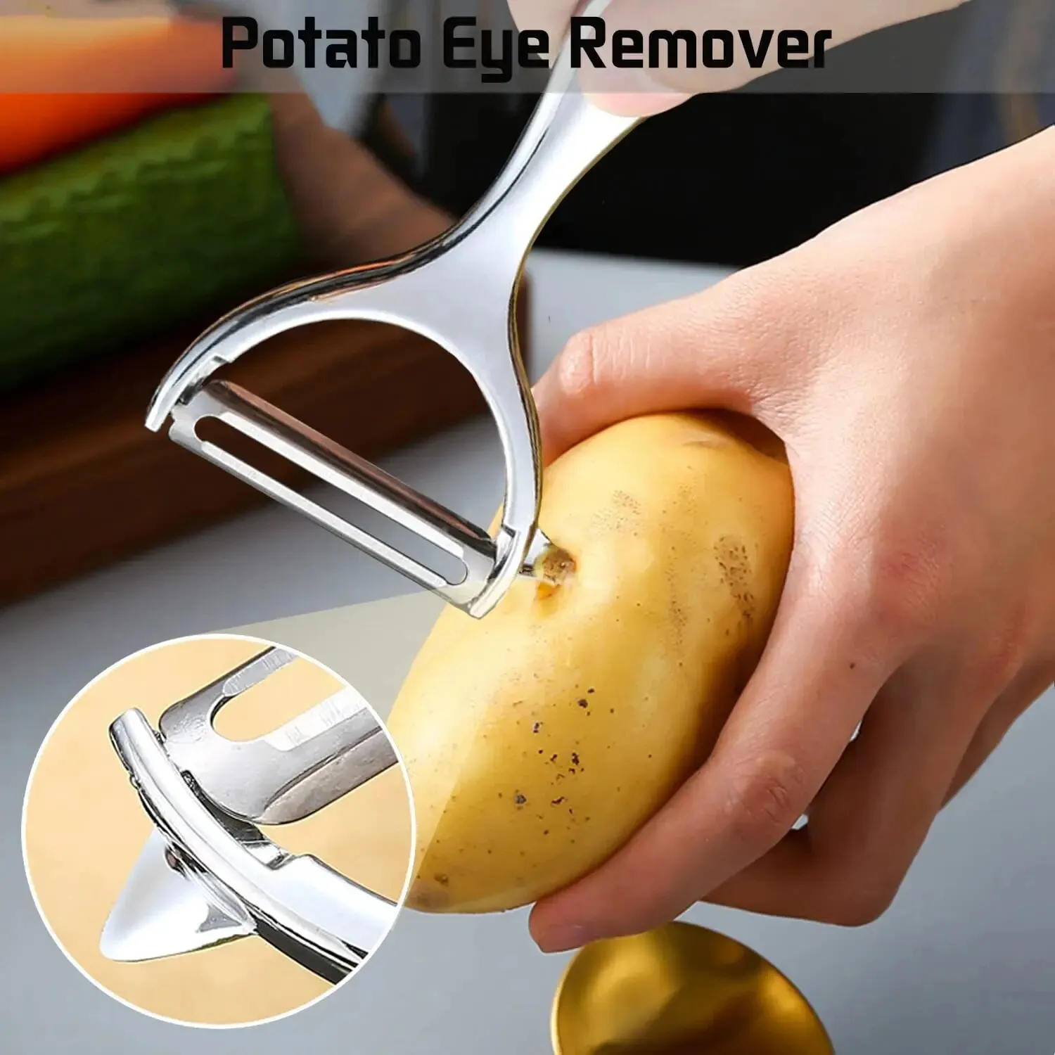 1 шт., овощечистка из нержавею – обзор и цена Household Kitchen Gadgets Vegetable Cutter Silk Cutter