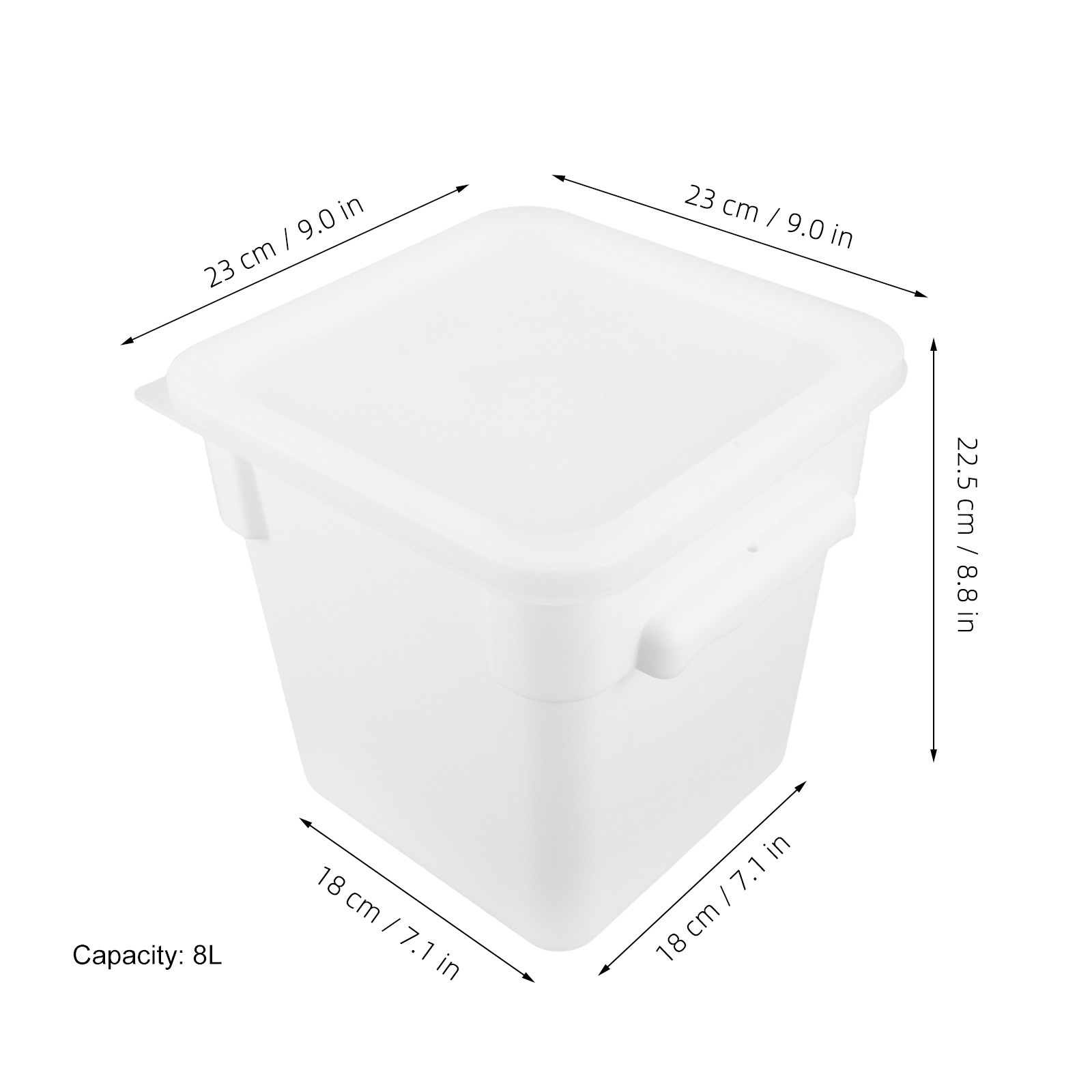 Квадратный пластиковый контейн – обзор и цена Food Storage Containers