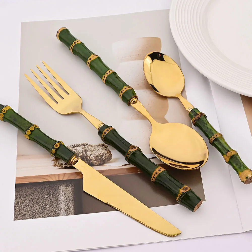 Набор столовых приборов из 4 п – обзор и цена Kitchen Gadgets Green