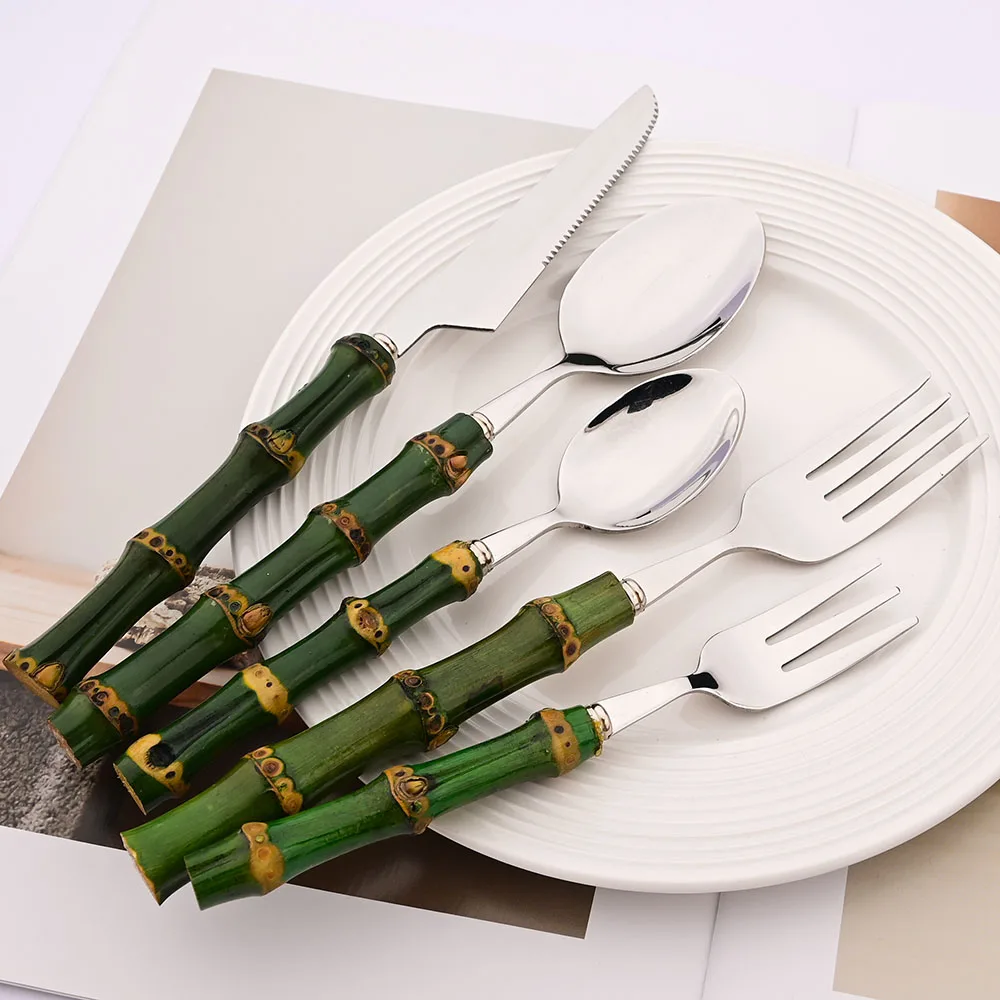 Набор столовых приборов из 4 п – обзор и цена Kitchen Gadgets Green