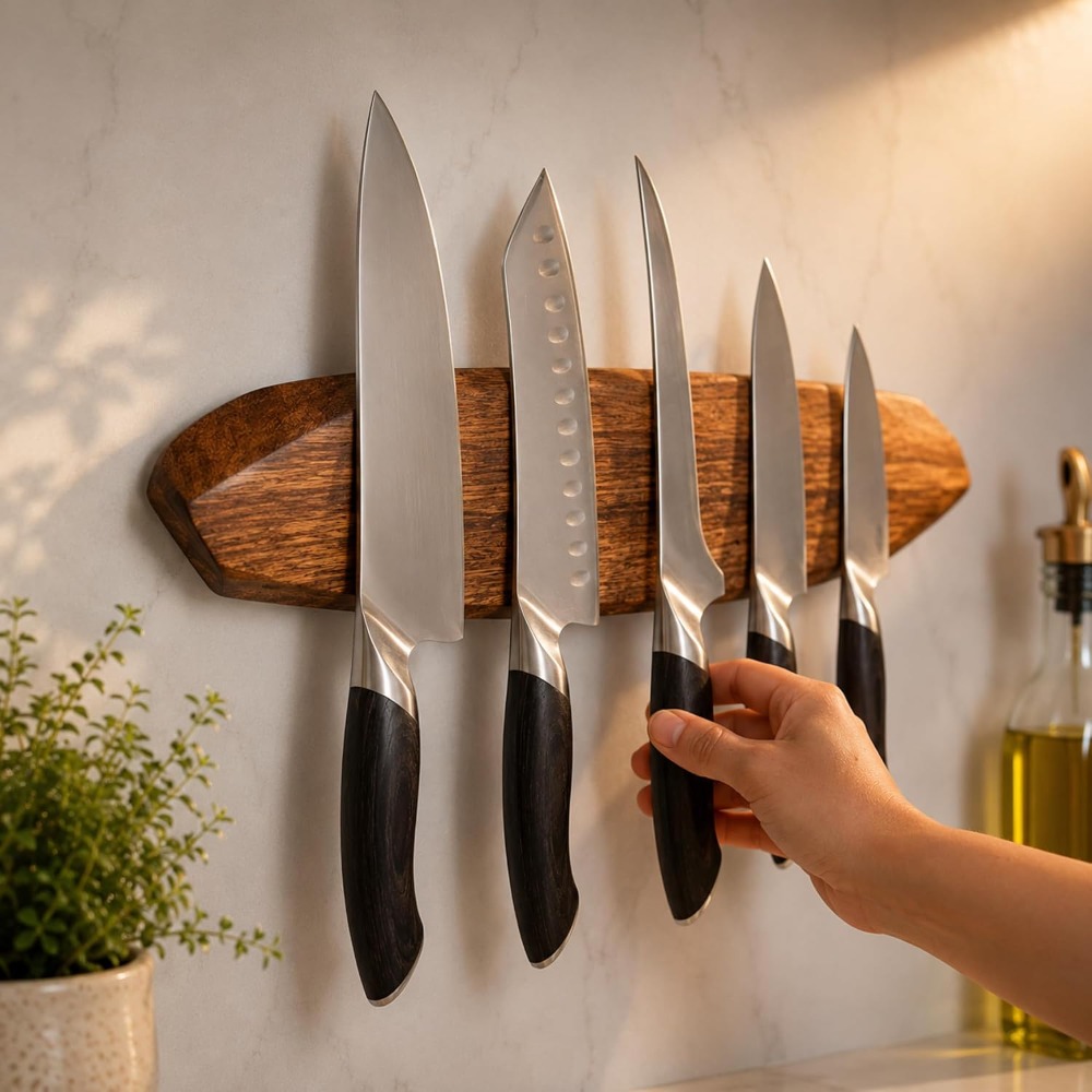 Магнитный держатель для ножей  – обзор и цена Magnetic Knife Strip