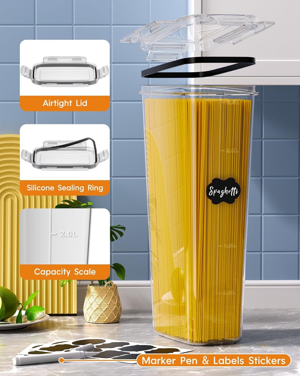 24 герметичных контейнера для  – обзор и цена Food Storage Containers