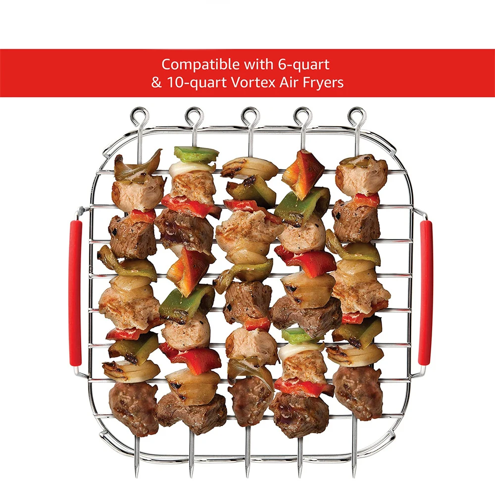 8-дюймовая аэрофритюрница, гри – обзор и цена Air Fryer Accessories