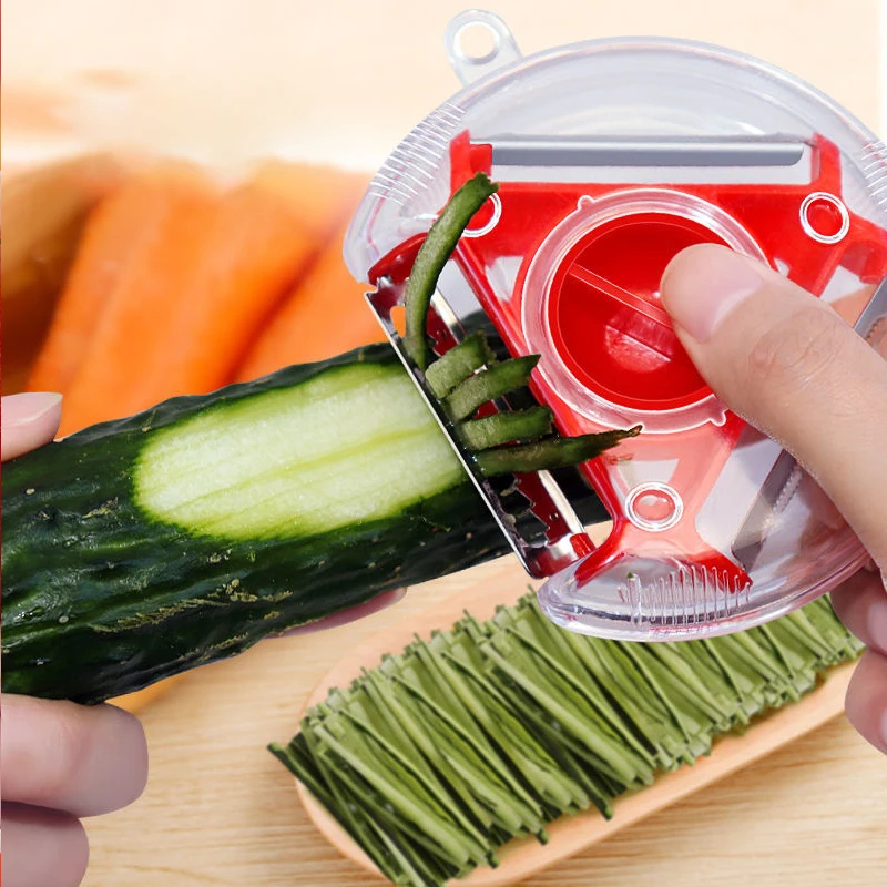 Набор из 3-х многофункциональн – обзор и цена Household Kitchen Gadgets Vegetable Cutter Silk Cutter